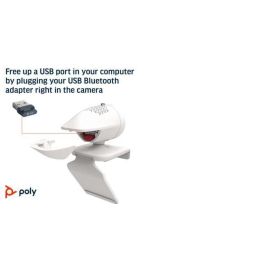 Poly Studio P5 Webcam 1080p USB-A con Micrófono Direccional, Obturador de Privacidad y Compensación de Luz Automática Poly Studio P5 Webcam 1080p USB-A con Micrófono Direccional, Obturador de Privacidad y Compensación de Luz Automática