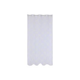 Cortina Boho DKD Home Decor Blanco 260 x 140 cm (2 Unidades)