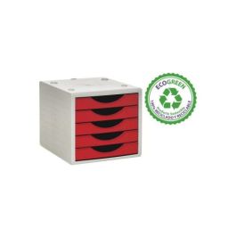 Archivo 2000 Módulo Archivotec 5 Cajones Válido Para Formato Din A4, Fólio Y Subcarpeta 340x270x260 mm Rojo Precio: 34.50000037. SKU: S8401212