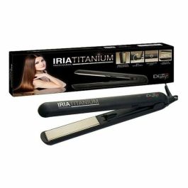 Id Italian Plancha de Pelo Profesional IRIA TITANIUM Straightener con Placas de Titanio, Cable 360º y 210ºC para Alisado Duradero Precio: 35.50000003. SKU: S0524110