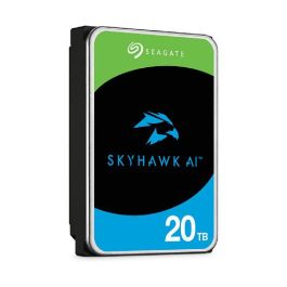 Seagate SkyHawk AI 20TB 3.5" HDD interno - 7200 RPM, SATA 6Gb/s, 512MB caché, CMR, Helium, optimizado para Vigilancia y Video