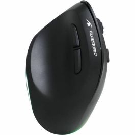 Bluestork M-WL-ERGO-LUMI Ratón Vertical Ergonómico Inalámbrico Bluetooth Recargable Retroiluminado