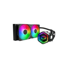 Cooler Master WAK MasterLiquid 240 Core II ARGB Kit de Refrigeración Líquida para CPU, Radiador 240mm, Doble Ventilador 120mm