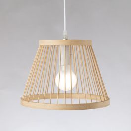 SKD-P80101 Lámpara Colgante Bielsko-Biala de Ratán Natural Resistente, Estilo Boho-Chic para Interiores, Casquillo E27 Precio: 19.49999942. SKU: B1CYV2TDJH