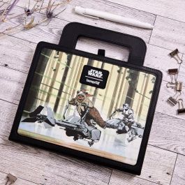 Loungefly Cuaderno R2-D2 & C-3PO El Retorno del Jedi Star Wars 20x12,5cm de cuero vegano con notas adhesivas