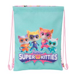 Bolsa Mochila con Cuerdas SuperKitties Rosa Turquesa 26 x 34 x 1 cm Precio: 13.6900005. SKU: B18CWTNV5A