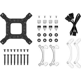 DeepCool LE240 V2 Refrigeración Líquida Todo en Uno para CPU, 2 Ventiladores de 12cm, Sockets LGA 1700/AM5/AM4, Negro