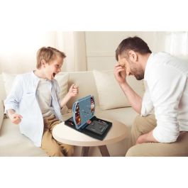 Lexibook Naval Battle Hablando, Juego de Mesa Electrónico para 1 o 2 Jugadores con 2 Niveles de Dificultad y 4 Idiomas (FR, DE, IT, NL)