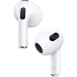 Apple AirPods 3rd Generation con Estuche de Carga – Auriculares Inalámbricos Bluetooth Blancos Resistentes IPX4