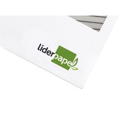 Liderpapel Bloc de Música Pentagrama 3mm Cuarto 20 Hojas 100g/m2 Apaisado