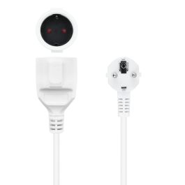 Nanocable 10.22.0610-W Cable Alargador de Corriente Schuko Macho a Hembra 10 metros Blanco 4000W / 16A / 250V