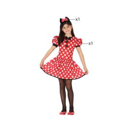Disfraz Ratoncita Niña Infantil Lunares Blancos 5-6 Años Disfraz Ratoncita Niña Infantil Lunares Blancos 5-6 Años