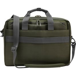 HP Bolsa Bandolera para Portátil de 15,6 Pulgadas, Poliéster, Verde y Gris