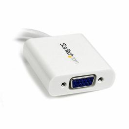 Adaptador Mini DisplayPort a VGA Startech MDP2VGAW Blanco Negro 0,12 m Adaptador Mini DisplayPort a VGA Startech MDP2VGAW Blanco Negro 0,12 m