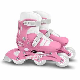 Stamp STA3496271873011 Patines en Línea 2 en 1 con 3 Ruedas, Talla 27-30, Rosa