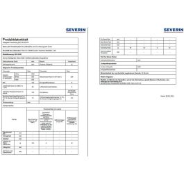 Frigorífico combinado Severin RKG8930 144 Rojo 206 L