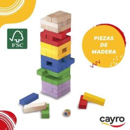 Juego block a block colores de madera 8x30x8 cm Juego block a block colores de madera 8x30x8 cm
