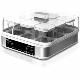 Little Balance LIT3760240784487 Yogurtera Pequeño Postre, 9 Botes x 145ml, 5 Programas Automáticos, 30W