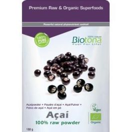BIOTONA Açaí Raw Power en Polvo 150gr | Rico en Antioxidantes | Ecológico y Vegano para Smoothies y Batidos Precio: 27.5. SKU: B19YETF3PR