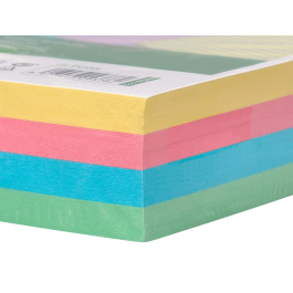 Liderpapel Tarjetas para Estudiar Lisas Cartulina Colores Pastel 170gr 160x220mm Paquete 200 Unidades