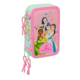 Estuche Escolar con Accesorios Disney Princess Bloom Rosa Aguamarina 12,5 x 19,5 x 5,5 cm 37 Piezas Precio: 13.50000025. SKU: B163QHP9CS