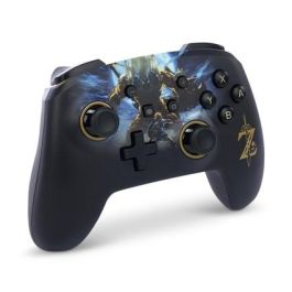Power A Mando Inalámbrico Nintendo Switch NSGP0028-01, Diseño Link vs. Lynel, Licencia Oficial, Color Negro