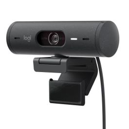 Logitech - BRIO 500 HD Webcam con Auto Expo - Graphite