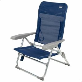 Silla plegable slim aluminio 6 posiciones con asas 47x56x89cm