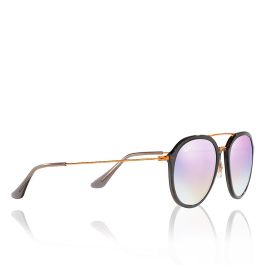 Rayban Gafas de Sol RB4253 62377X Montura Gris Bronce Cobre Cristales Lila Gradient Flash 53 mm