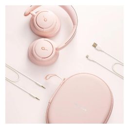 Anker Soundcore Life Q30 A3028051 - Auriculares Inalámbricos Diadema con Reducción de Ruido Activa (ANC), Batería 60h, Bluetooth 5.3, Color Rosa Sakura Pink