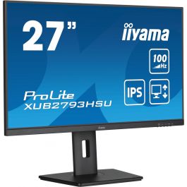 iiyama XUB2793HSU-B6 Monitor ProLite 27" FHD IPS 100Hz 1ms HDMI DP Pivot VESA Altavoces Negro
