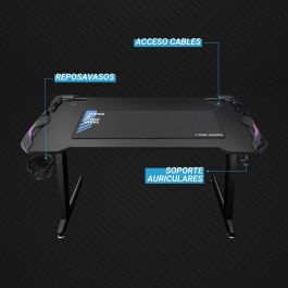 Mesa de Escritorio Gaming DEEP GAMING COO-DGMOB04 Negro 5 atm 1,64"