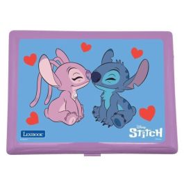 Lexibook LEX3380743115993 Ordenador educativo bilingüe Stitch y Angel – 124 actividades (francés-inglés)