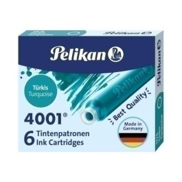 Pelikan TP6 Tinta para Estilográfica Turquesa Caja de 6 Cartuchos Precio: 1.49999949. SKU: B1AC5L5JSY