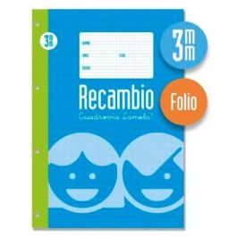 Lamela Recambio 100 Hojas Folio 70 gr Cuadrovía 3 mm con Margen y 4 Taladros Offset Blanco (5 Unidades) (5 Unidades) Precio: 15.94999978. SKU: B157H6B3HY