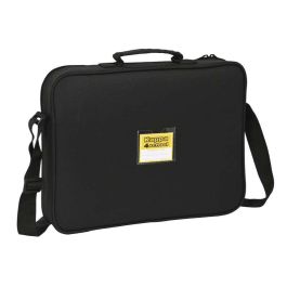 Cartera Escolar Kappa Black Negro (38 x 28 x 6 cm)