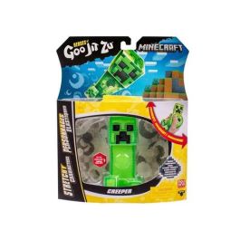 Bandai - Figura Estirable de Minecraft Goo Jit Zu, Modelos Surtidos Aleatorios, Medidas 19,5x24,5x6 cm, Para Niños +4 Años
