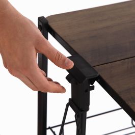 Carro Plegable C/Ruedas Negro Versa 40X70CM Carro Plegable C/Ruedas Negro Versa 40X70CM