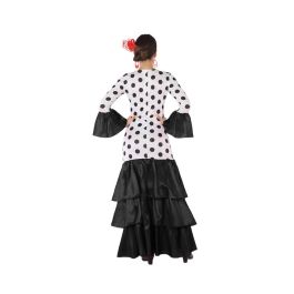 Disfraz Flamenca Sevillana Blanco Negro Mujer Adulto XS-S Disfraz Flamenca Sevillana Blanco Negro Mujer Adulto XS-S