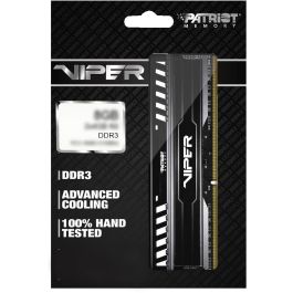 Patriot PV38G160C0 - Memoria RAM 8GB DIMM 1600MHz Viper 3 Black Mamba Edition INTEL XMP