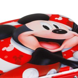 Disney Mickey Mouse Mochila 3D con Ruedas Pequeña Infantil Rojo 30cm 7L