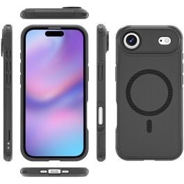 4smarts Defend Funda Bumper Negra para Apple iPhone 17 Air - Protección Resistente a Golpes (Hasta 1.2m)