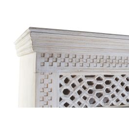 DKD Home Decor Estantería de Mango y MDF Blanca de 6 Estantes 40 x 200 x 180 cm