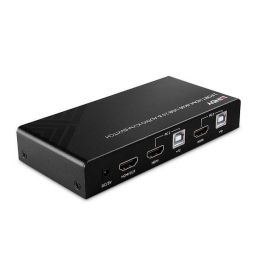 Lindy 2 Port HDMI 4K60, USB 2.0 and Audio KVM Switch Lindy 2 Port HDMI 4K60, USB 2.0 and Audio KVM Switch