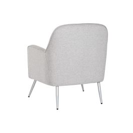 Sillon Chic DKD Home Decor Gris Plateado 68 x 81 x 71 cm