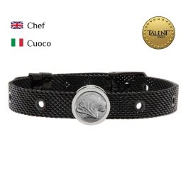 Pulsera Unisex Chef Talent Jewels TJA-3-05-03-2-235 Negro