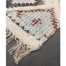 Alfombra Boho DKD Home Decor Blanco Rojo 180 x 1 x 120 cm