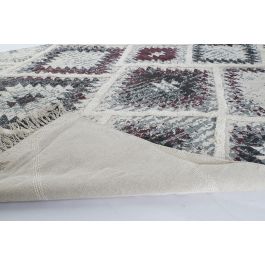 Alfombra Boho DKD Home Decor Blanco Rojo 180 x 1 x 120 cm