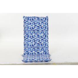 Cojin Silla Boho DKD Home Decor Azul Blanco 4 x 115 x 42 cm