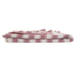 Plaid Basicos DKD Home Decor Rosa Crudo 250 x 150 cm